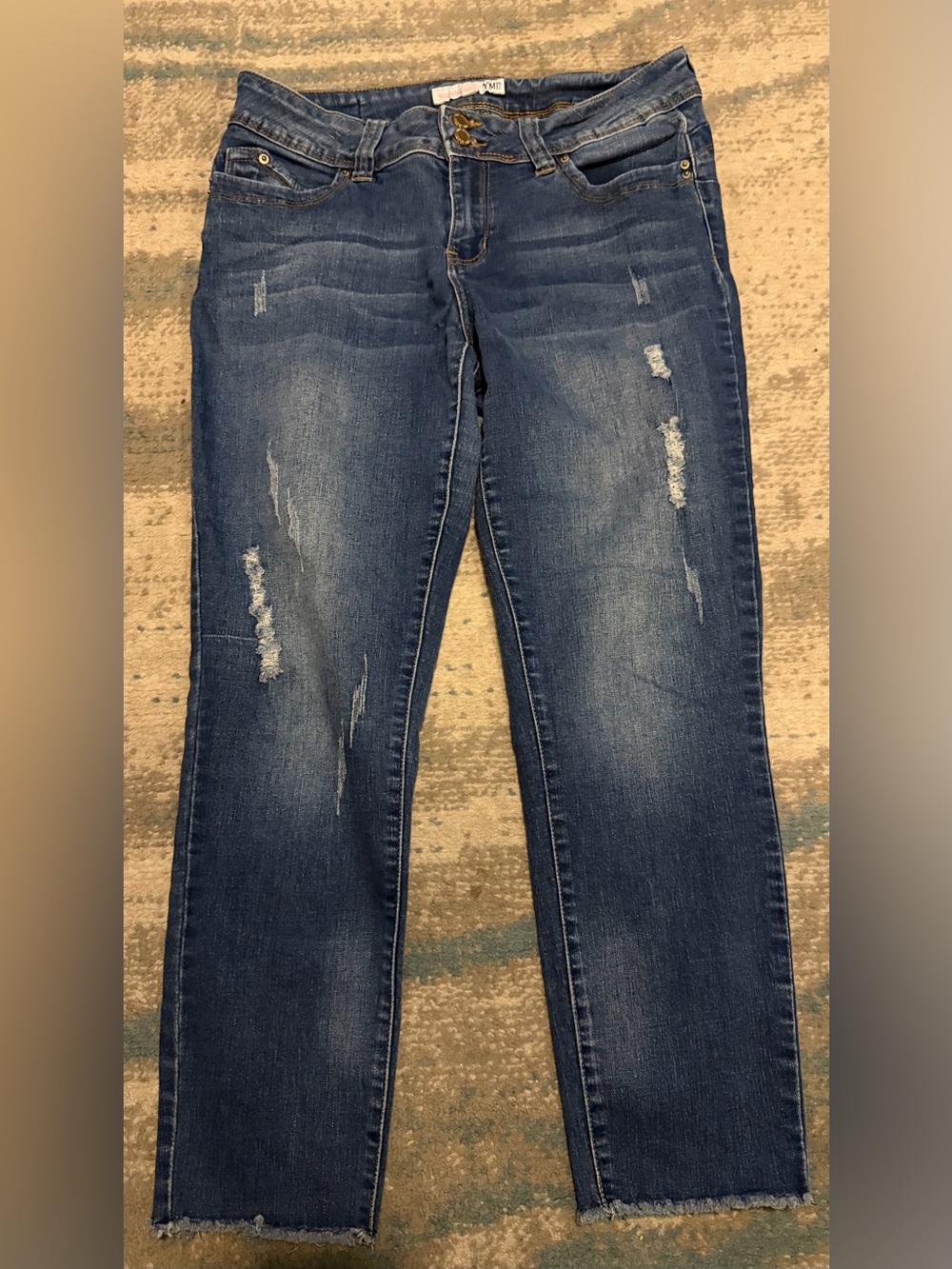 YMI Junior Size 11 Cropped Jeans